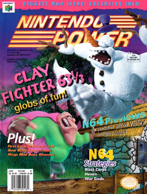 Nintendo Power Issue 097 (June 1997) cover